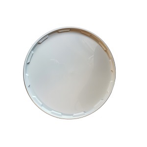 Låg til 20 ltr. plastspand grå